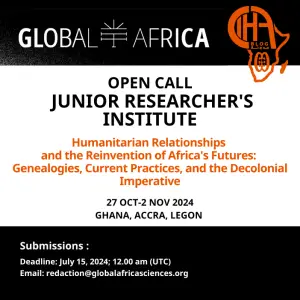 OPEN CALL – Global Africa & the CIHA Project – J…